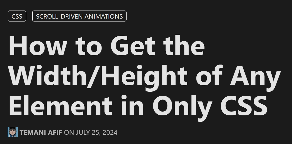 Frontend Masters CSS Width